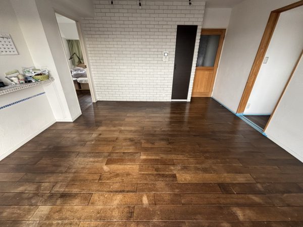 東京都足立区 フロアコーティング 施工前の様子