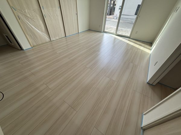 山梨県甲府市 フロアコーティング 施工前の様子