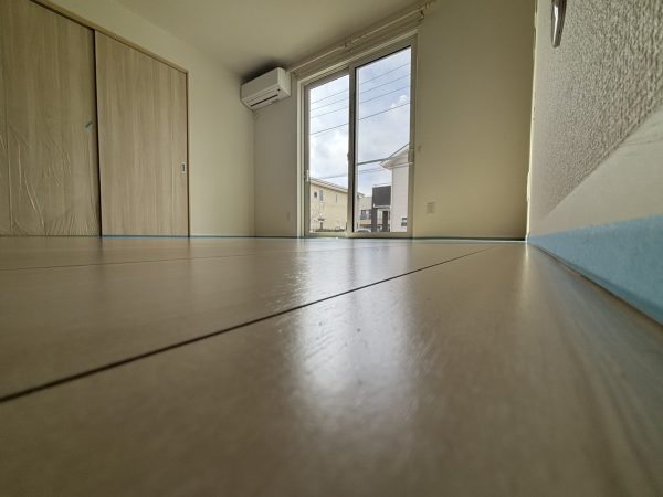 山梨県甲府市 フロアコーティング 施工前の様子