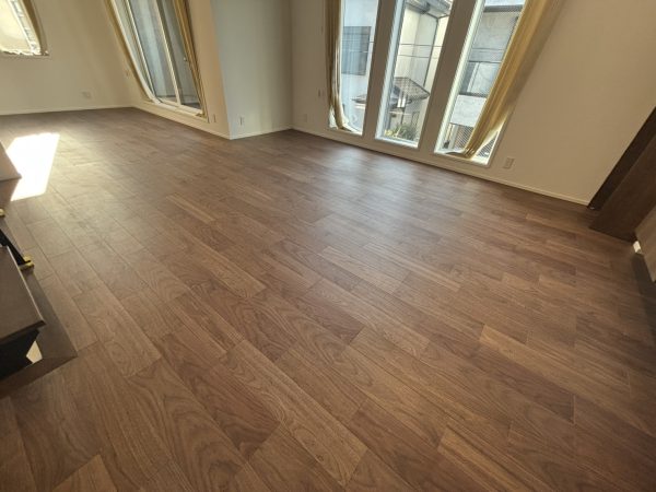 東京都世田谷区 フロアコーティング 施工前の様子