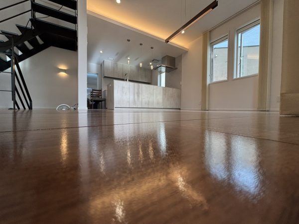 東京都世田谷区 フロアコーティング 施工後 わんスマイルコート