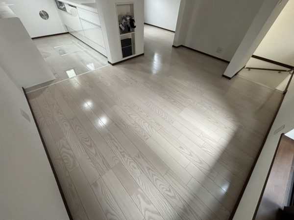 埼玉県新座市 フロアコーティング 施工後 わんスマイルコート