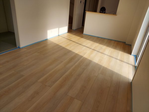 新潟県新潟市フロアコーティング 施工前の様子
