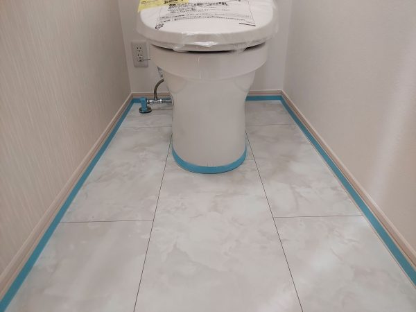 【新潟県長岡市】ペット用フロアコーティング施工事例|新築戸建 わんスマイルコート 新潟県長岡市 フロアコーティング 施工前の様子