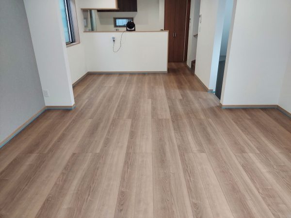 東京都江戸川区 フロアコーティング 施工前の様子