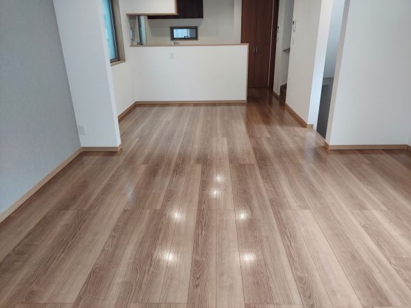 東京都江戸川区 フロアコーティング 施工後 わんスマイルコート