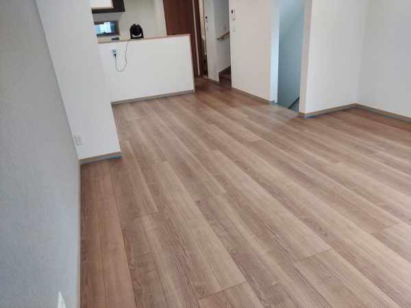 東京都江戸川区 フロアコーティング 施工前の様子