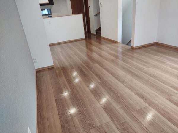 東京都江戸川区 フロアコーティング 施工後 わんスマイルコート