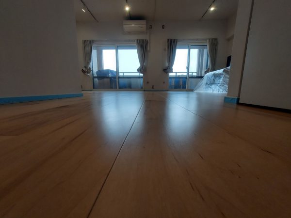 東京都江東区 フロアコーティング 施工前の様子