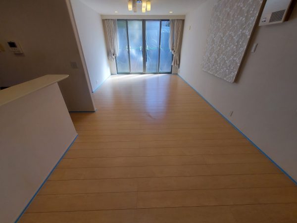 川崎市麻生区 フロアコーティング 施工前の様子