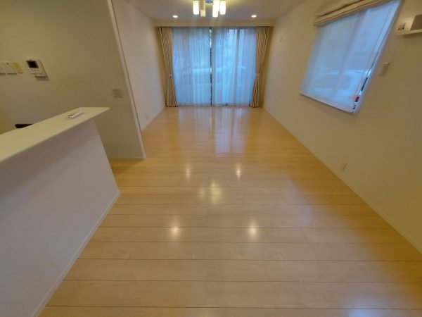 川崎市麻生区 フロアコーティング 施工後 わんスマイルコート