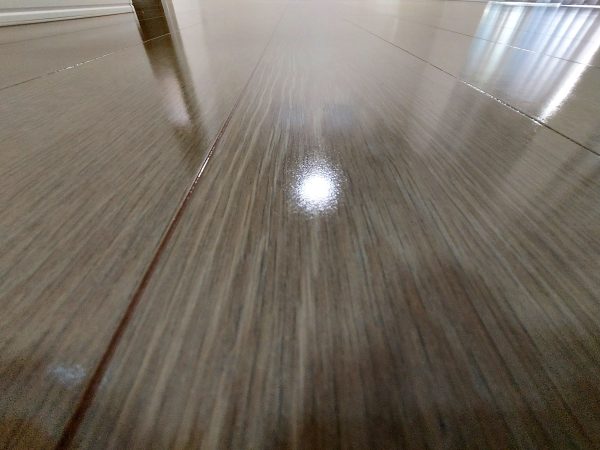 千葉県柏市 フロアコーティング 施工後 ガラスUVコーティング