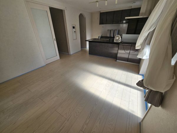 埼玉県久喜市 フロアコーティング 施工前の様子