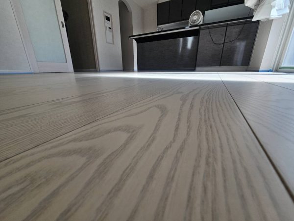 埼玉県久喜市 フロアコーティング 施工前の様子