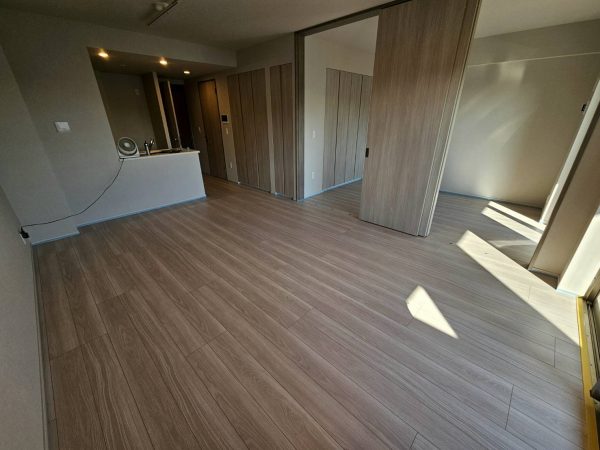 埼玉県和光市 フロアコーティング 施工前の様子