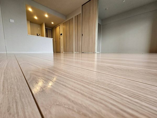 埼玉県和光市 フロアコーティング 施工後 わんスマイルコート