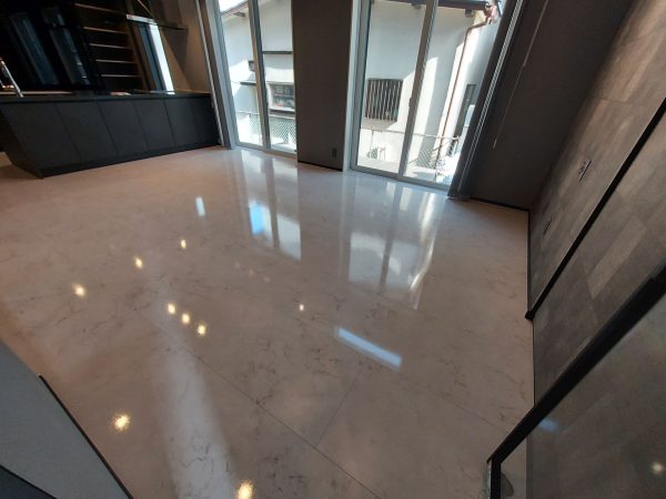 東京都八王子市 フロアコーティング 施工後 UVコーティング　永大リアルフィニッシュ　アトムシリーズ