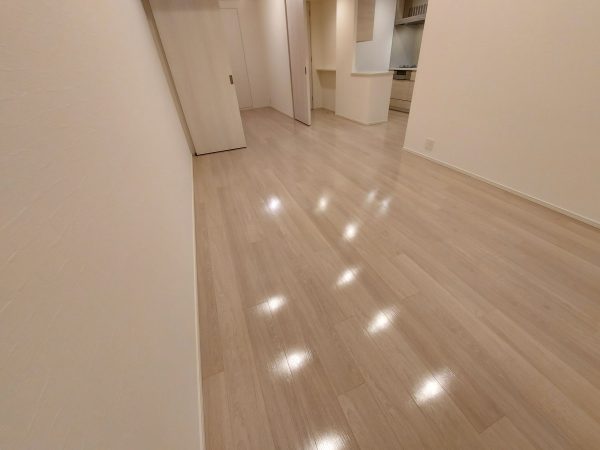 東京都八王子市 フロアコーティング 施工後 わんスマイルコート