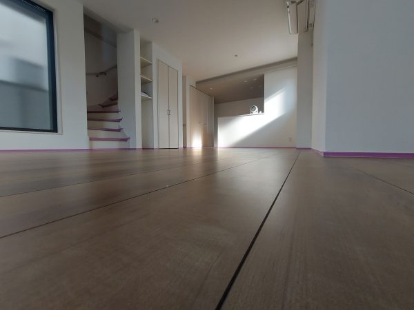東京都新宿区 フロアコーティング 施工前の様子
