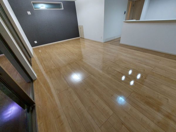 東京都青梅市 フロアコーティング 施工後 UVコーティング