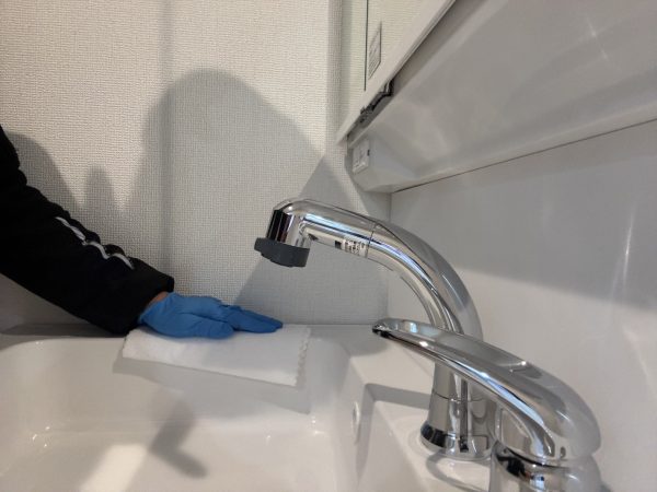 埼玉県ふじみ野市防カビ防汚フッ素コーティング 施工中