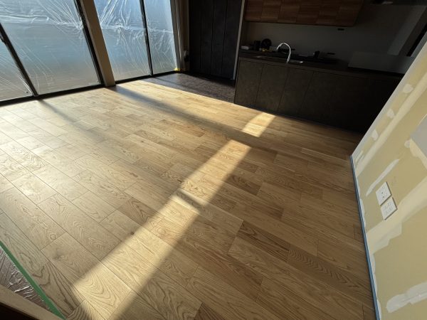 埼玉県富士見市 フロアコーティング 施工前の様子