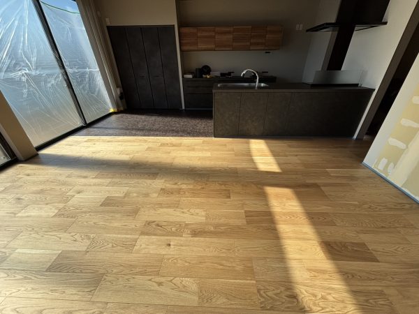 埼玉県富士見市 フロアコーティング 施工前の様子