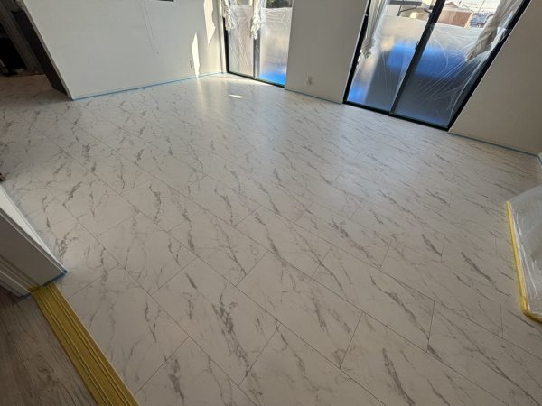 横浜市保土ヶ谷区 フロアコーティング 施工前の様子