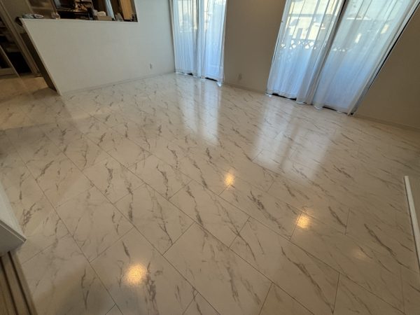 横浜市保土ヶ谷区 フロアコーティング 施工後 わんスマイルコート