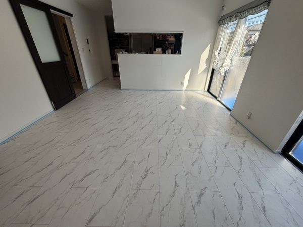 横浜市保土ヶ谷区 フロアコーティング 施工前の様子