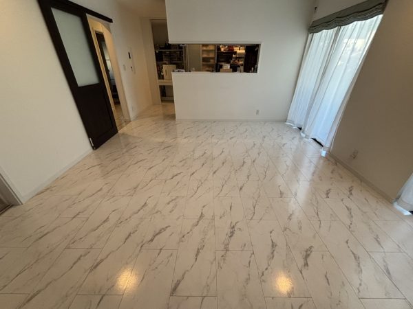 横浜市保土ヶ谷区 フロアコーティング 施工後 わんスマイルコート