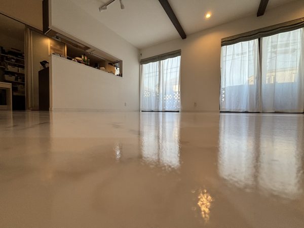 横浜市保土ヶ谷区 フロアコーティング 施工後 わんスマイルコート