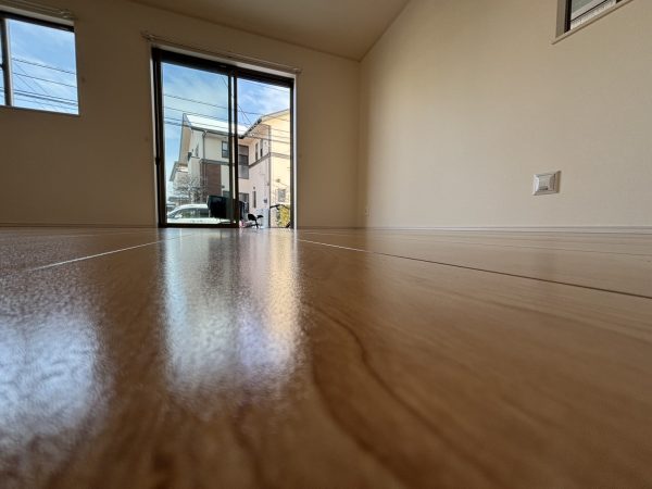 千葉県習志野市 フロアコーティング 施工後 UVコーティング
