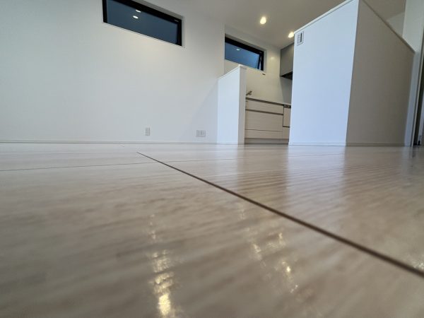 東京都葛飾区 フロアコーティング 施工後 ガラスUVコーティング