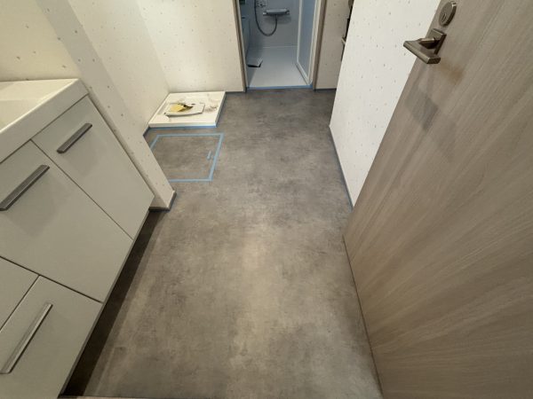 神奈川県南足柄市フロアコーティング 施工前の様子