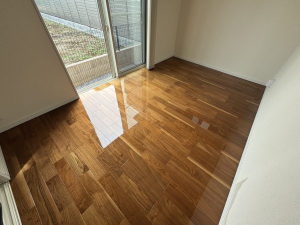 さいたま市中央区 フロアコーティング 施工後 わんスマイルコート