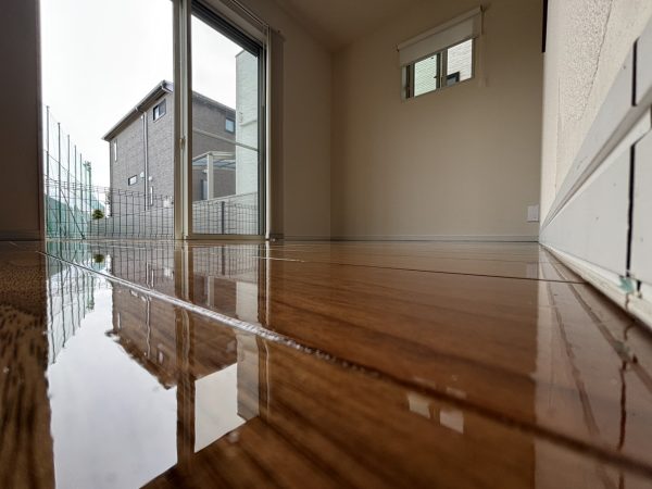 さいたま市中央区 フロアコーティング 施工後 わんスマイルコート