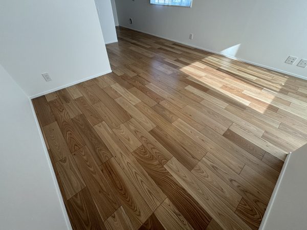 神奈川県川崎市多摩区 フロアコーティング 施工後 ガラスUVコーティング