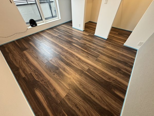 東京都西東京市 フロアコーティング 施工前の様子
