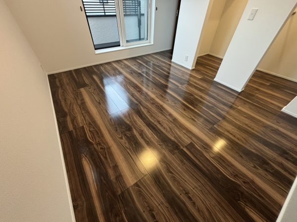 東京都西東京市 フロアコーティング 施工後 ガラスUVコーティング