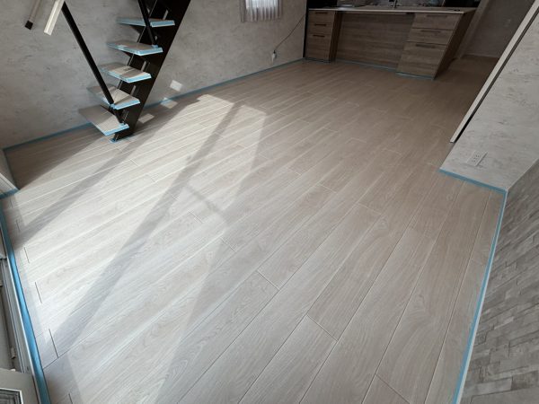 群馬県高崎市フロアコーティング 施工前の様子