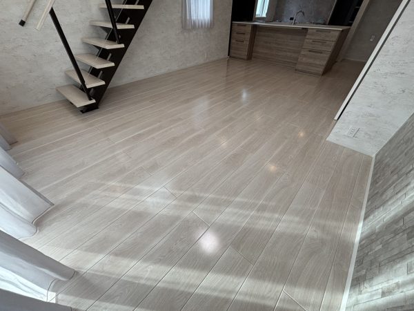 群馬県高崎市フロアコーティング 施工後 ガラスコーティング