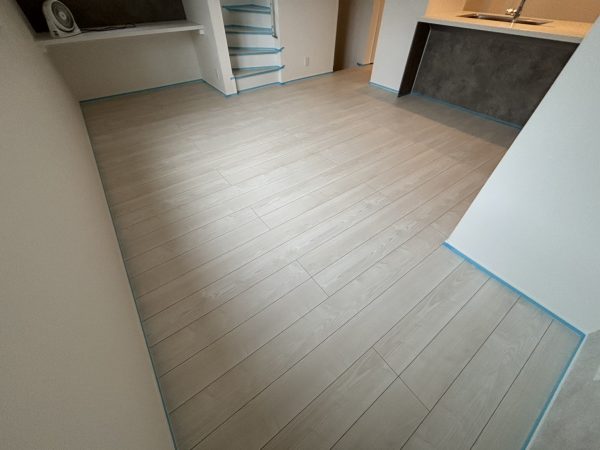 東京都豊島区 フロアコーティング 施工前の様子