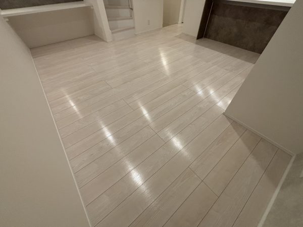東京都豊島区 フロアコーティング 施工後 わんスマイルコート