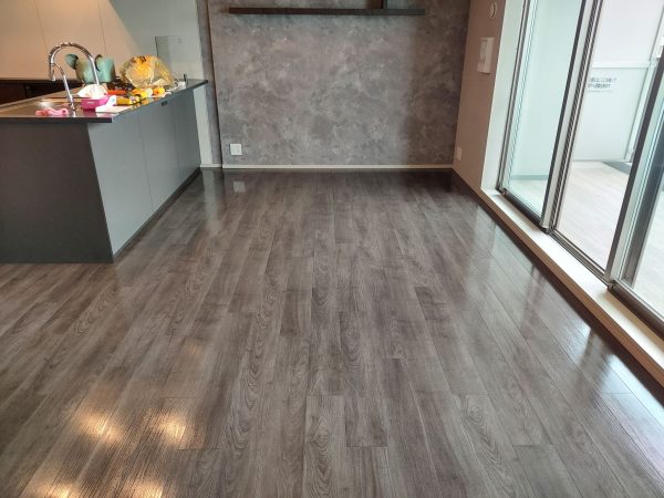 神奈川県海老名市 フロアコーティング 施工後 わんスマイルコート