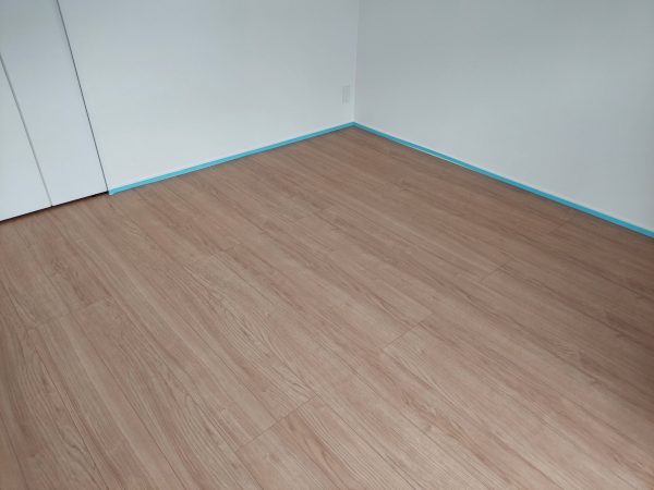 調布市 フロアコーティング 施工前の様子