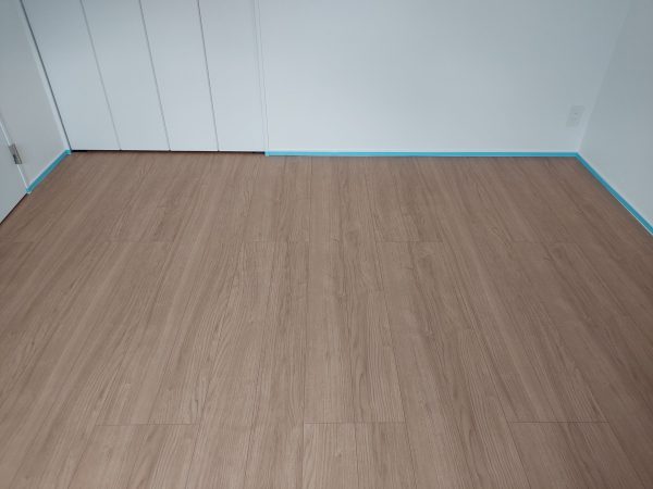 調布市 フロアコーティング 施工前の様子