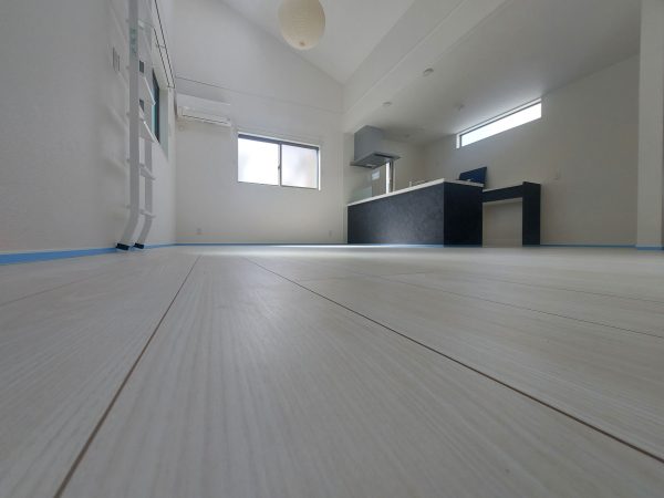 東京都葛飾区フロアコーティング 施工前の様子