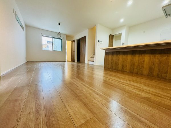 横浜市旭区 フロアコーティング 施工後 わんスマイルコートplus マット仕上り