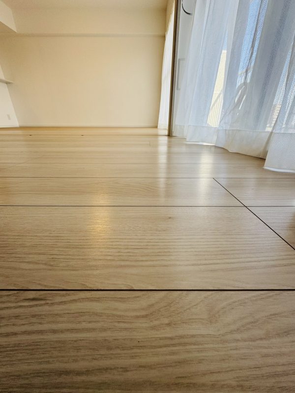 埼玉県川口市 フロアコーティング 施工後 わんスマイルコートplus マット仕上り